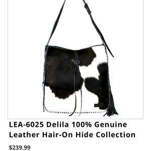 Delila cowhide purse